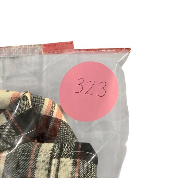 On Blue Plaid Button-Up Jacket Women Sz Large Cotton/Linen Blend NWOT - Picture 9 of 9